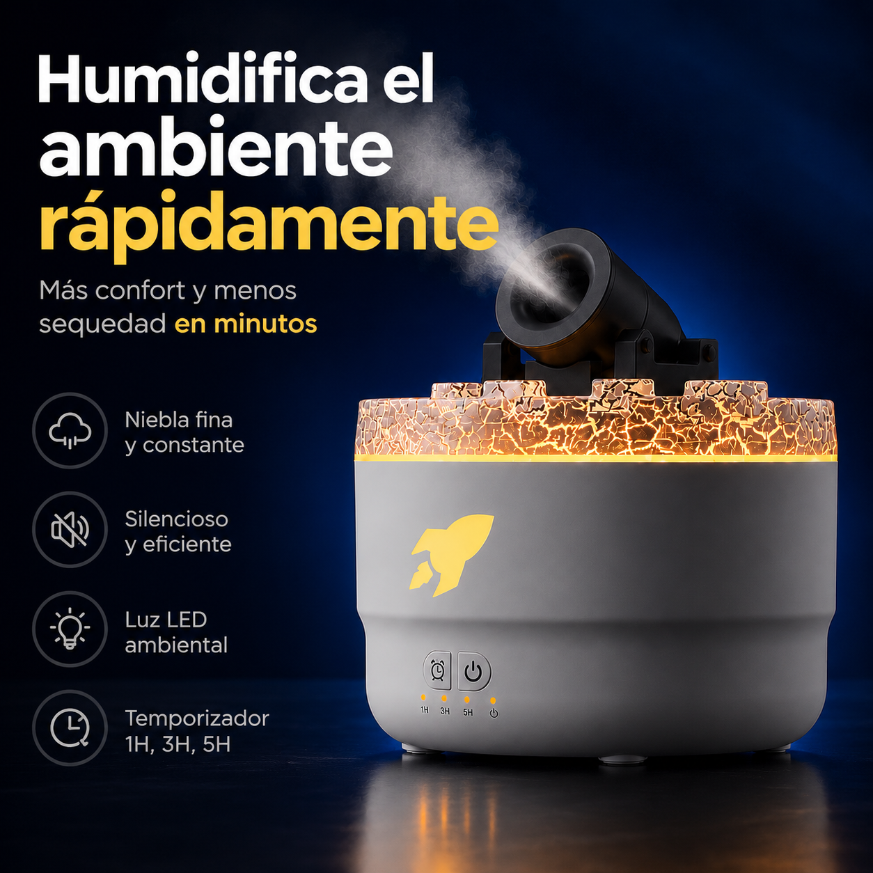 Humidificador Proyector Cañón